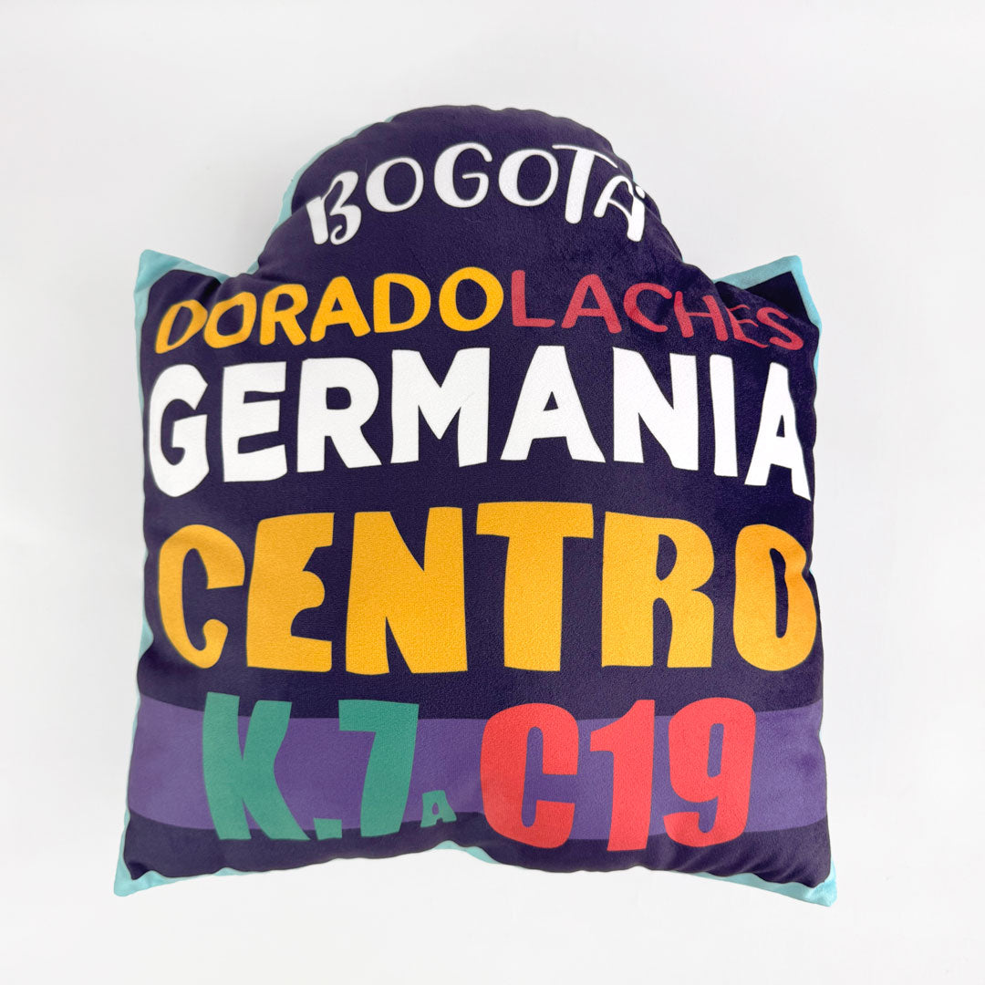 Cojín Letrero de Bus