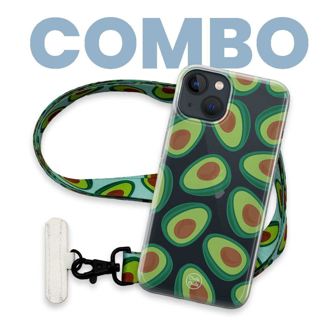 Combo Forro + Strap Aguacates