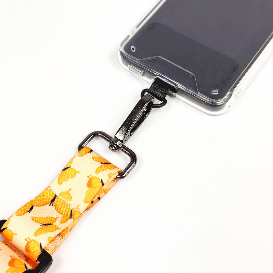 Lanyard / Strap Mariposas Amarillas