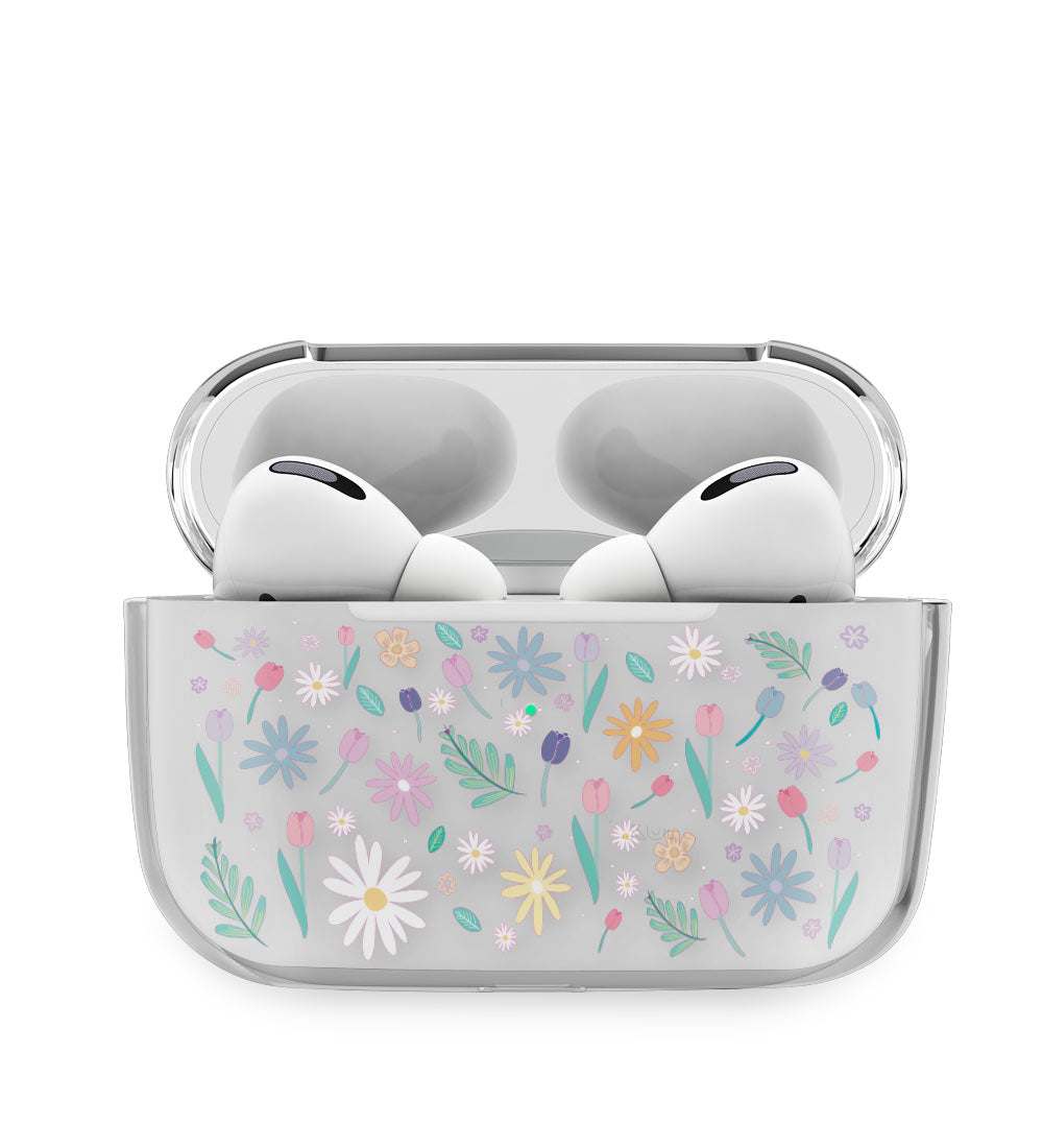 Forro airpods Margaritas y tulipanes