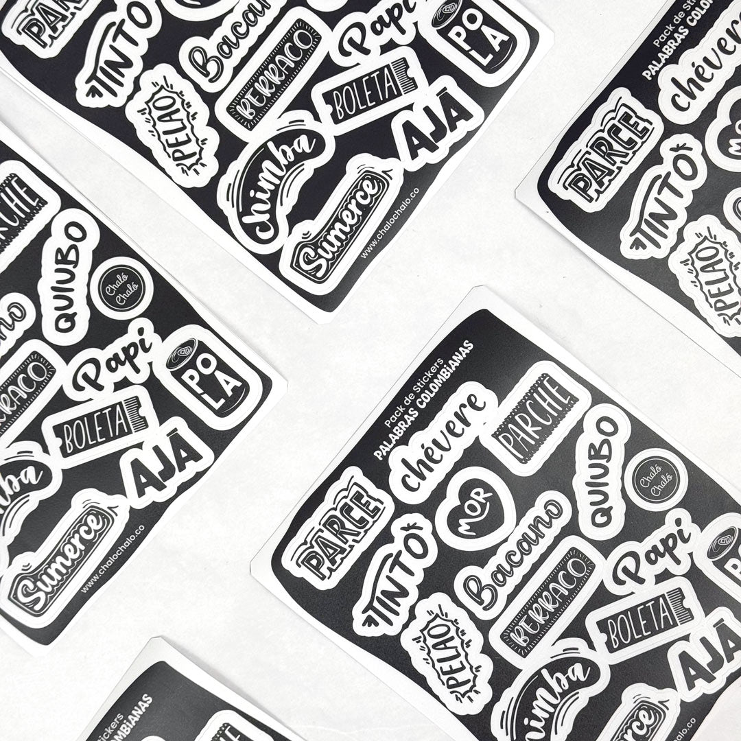 Pack de Stickers - Palabras de Colombia