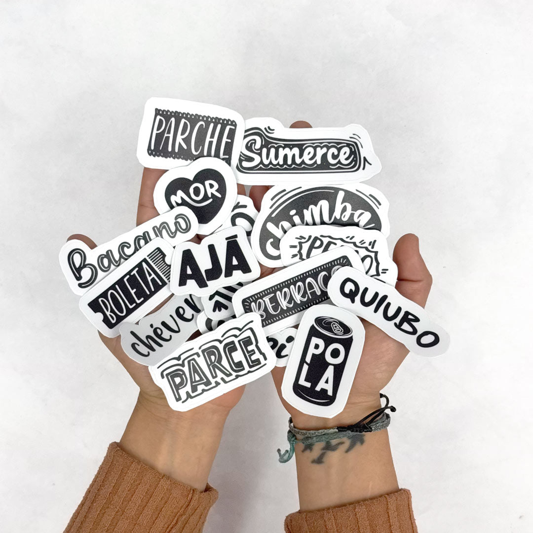 Pack de Stickers - Palabras de Colombia