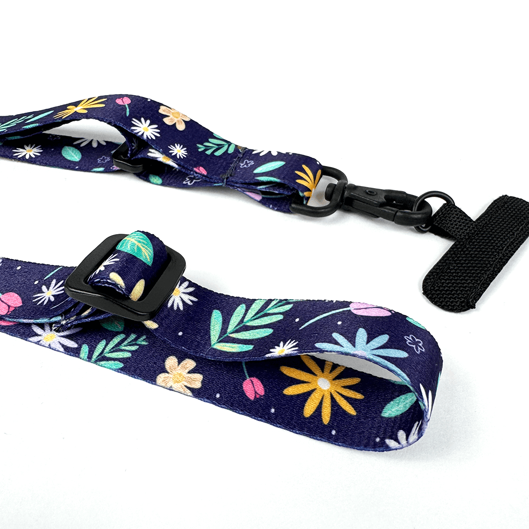 Lanyard / Strap Margaritas y Tulipanes