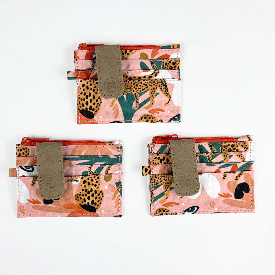 Tarjetero Jaguares Rosa