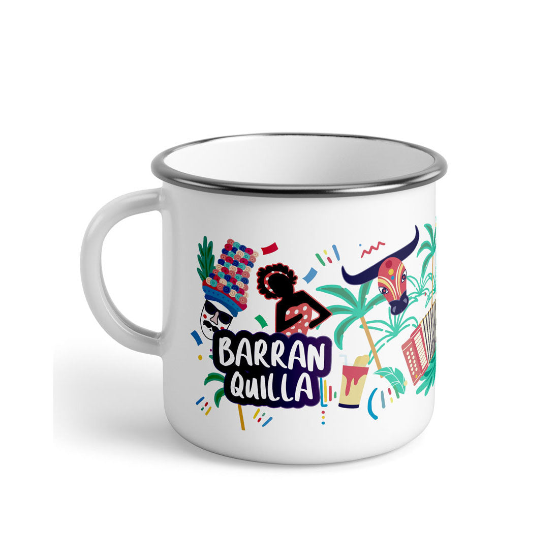 Taza de Peltre Barranquilla Insignia