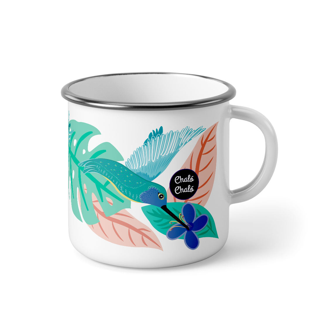 Taza de Peltre Colibrí