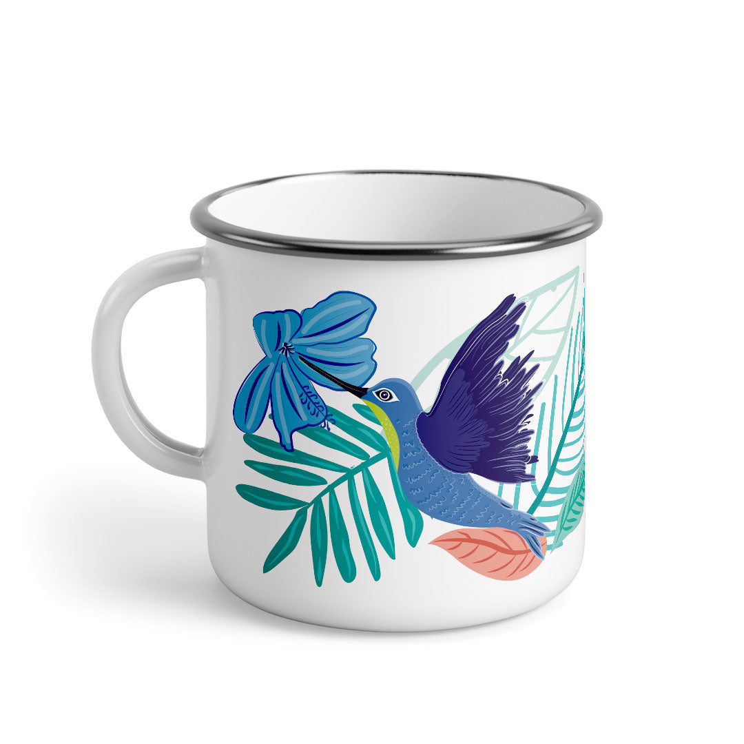 Taza de Peltre Colibrí