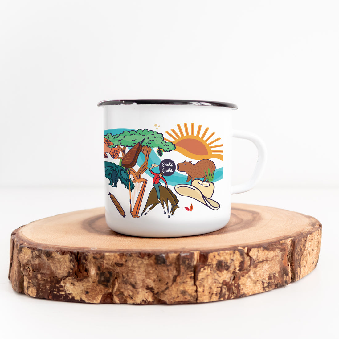 Taza de Peltre Llanos Insignia