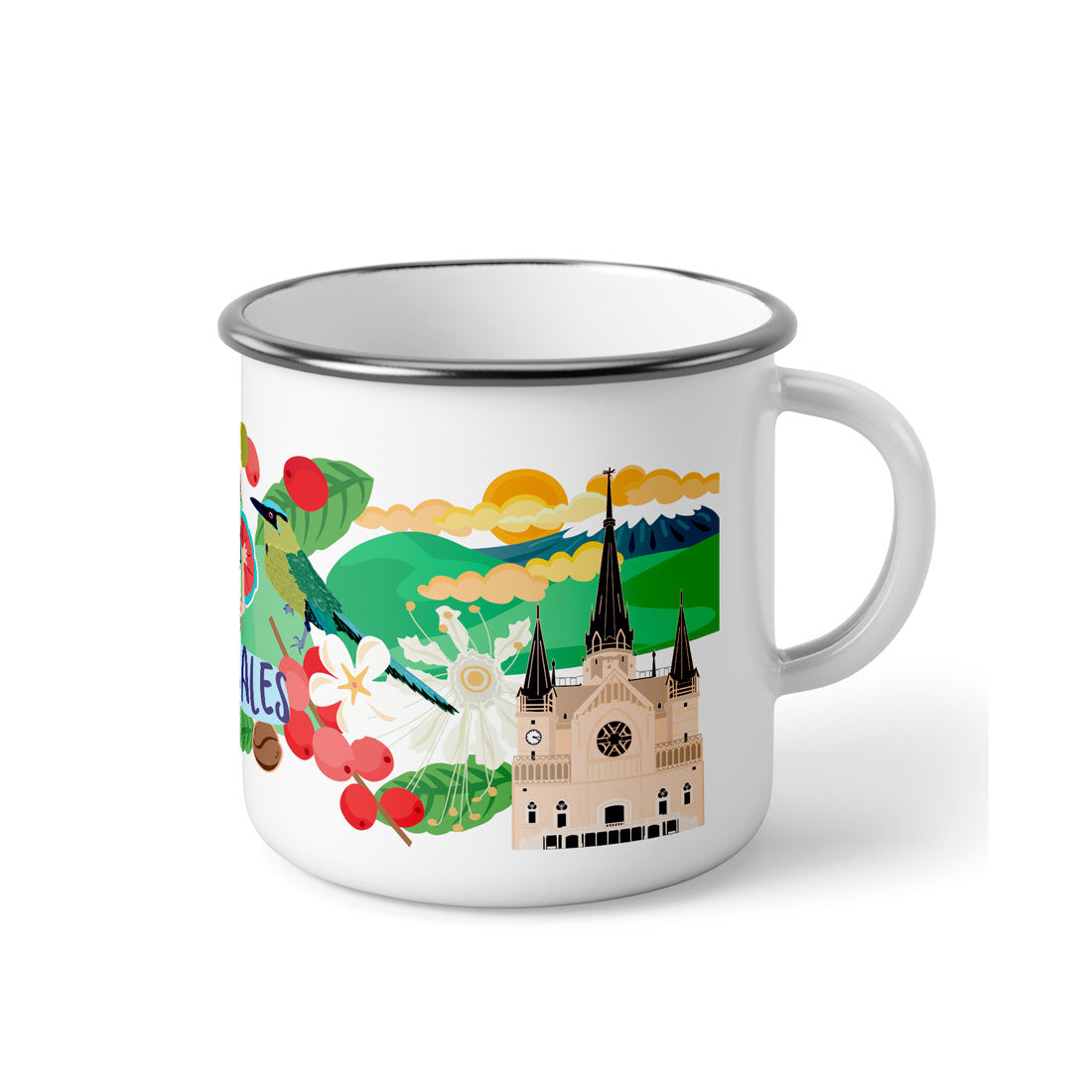 Taza de Peltre Manizales Insignia