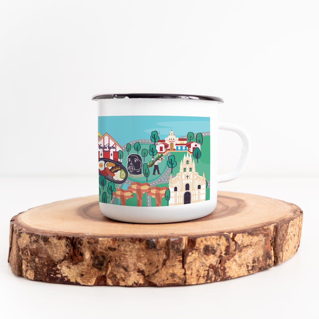 Taza de Peltre Medellín Ciudad