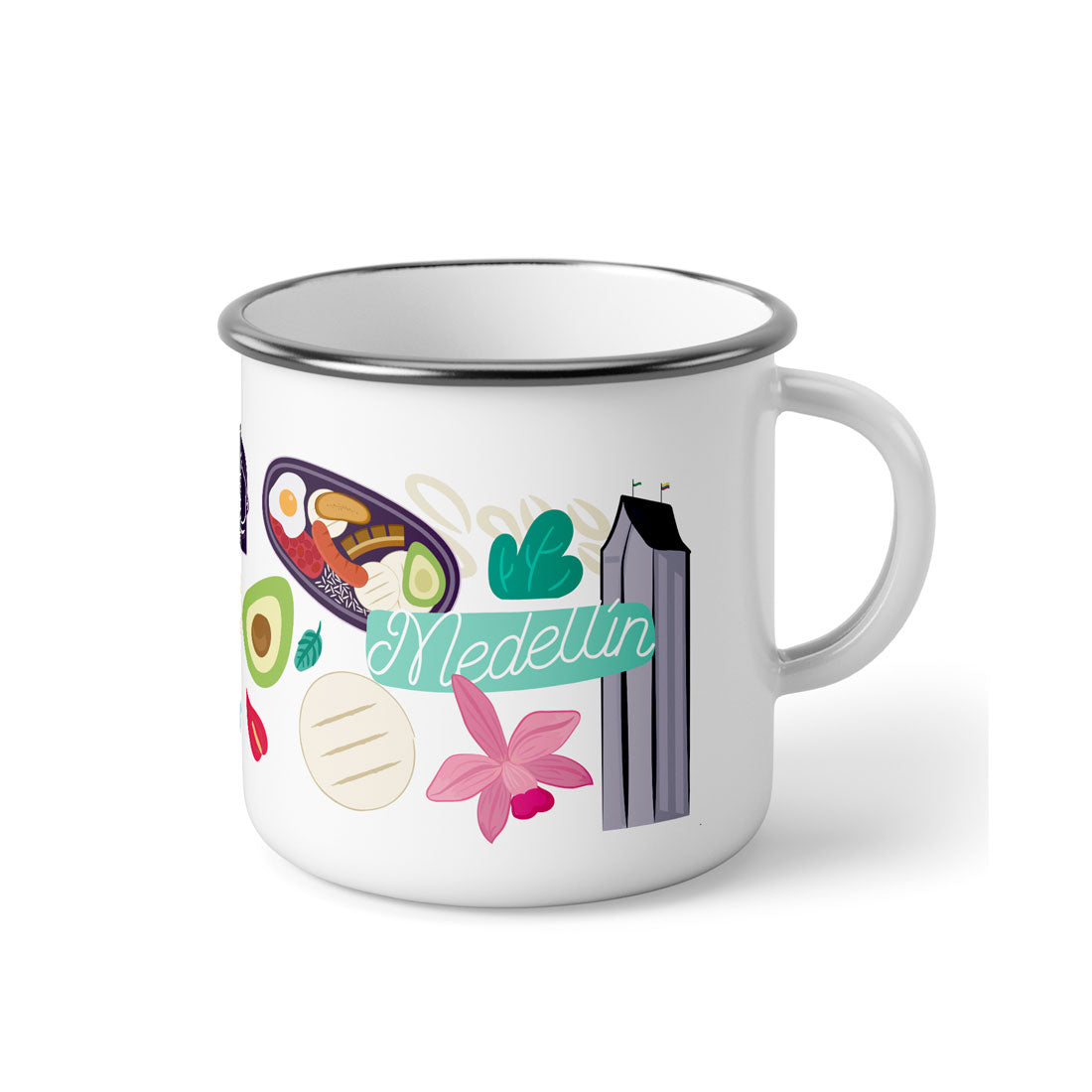 Taza de Peltre Medellín Insignia