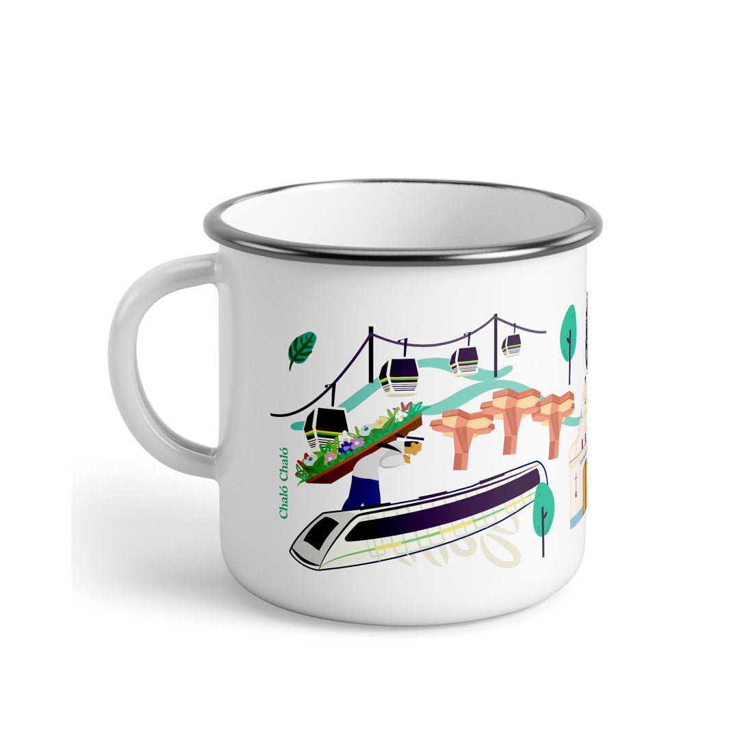 Taza de Peltre Medellín Insignia