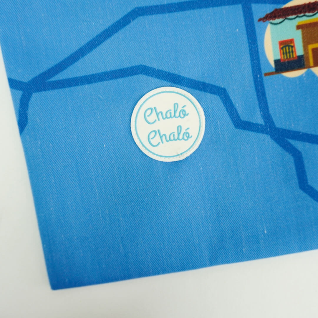 Tote Bag Estampada Mapa de Bogotá