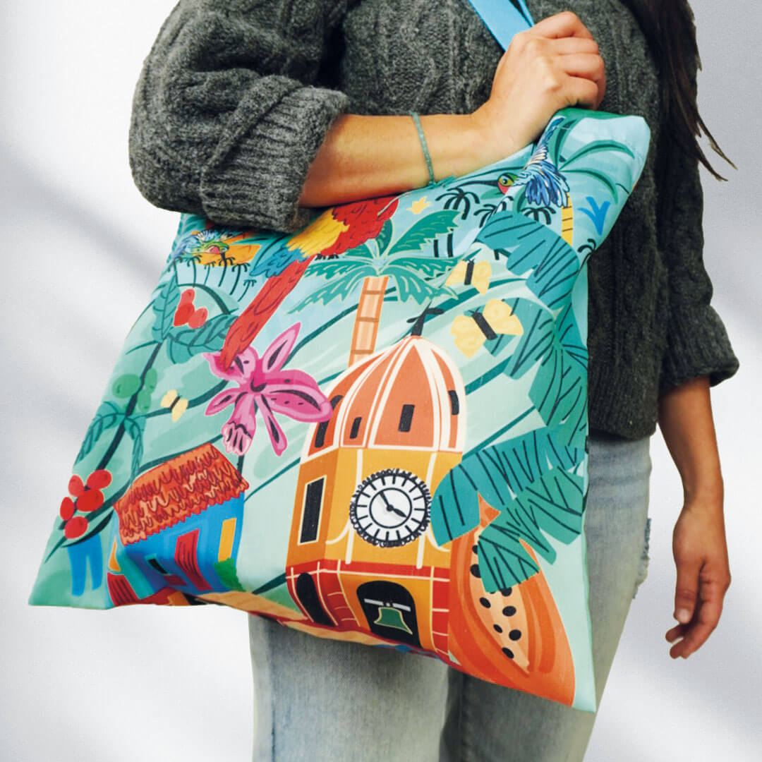Tote Bag Estampada Colores de Colombia