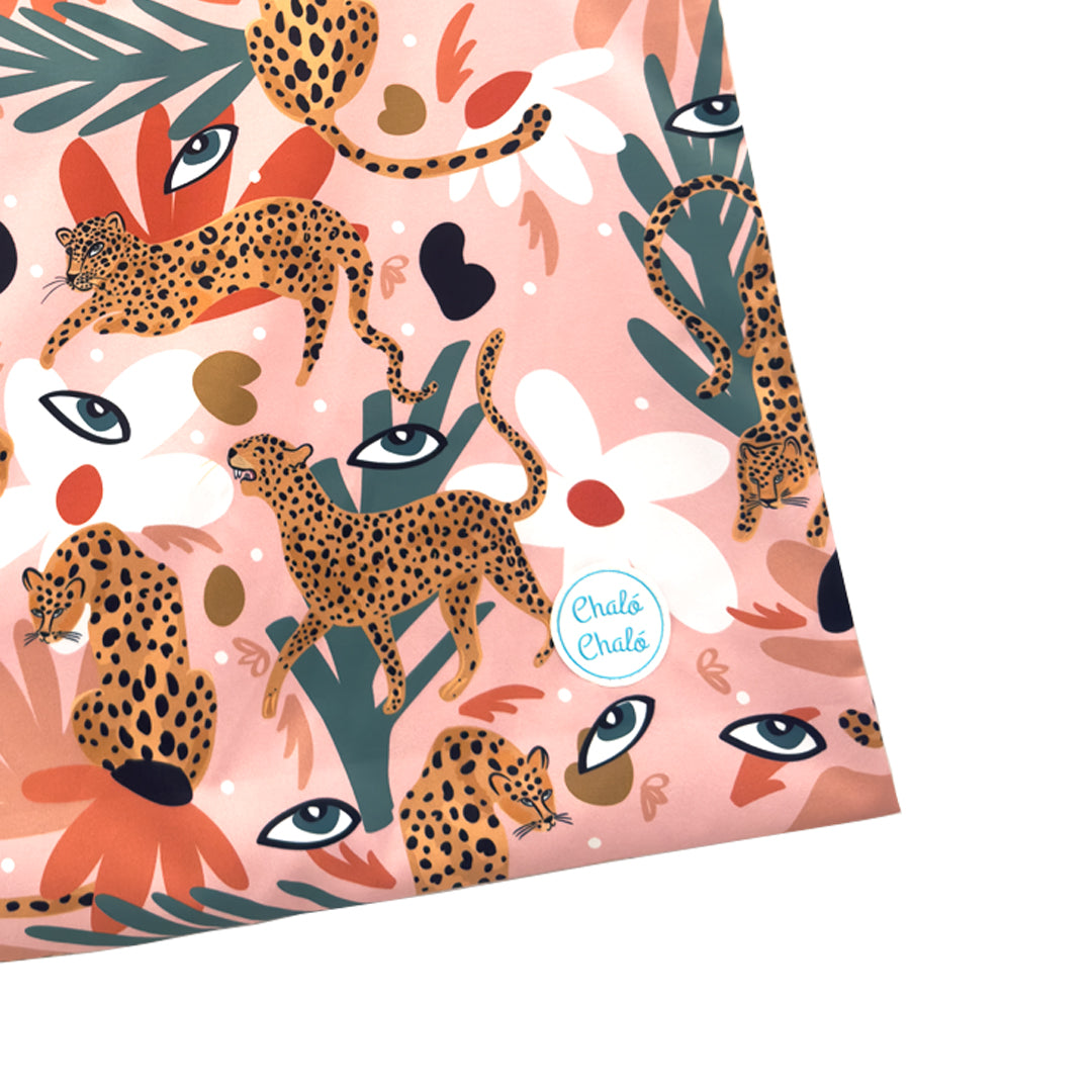 Tote Bag Estampada Jaguares Rosa