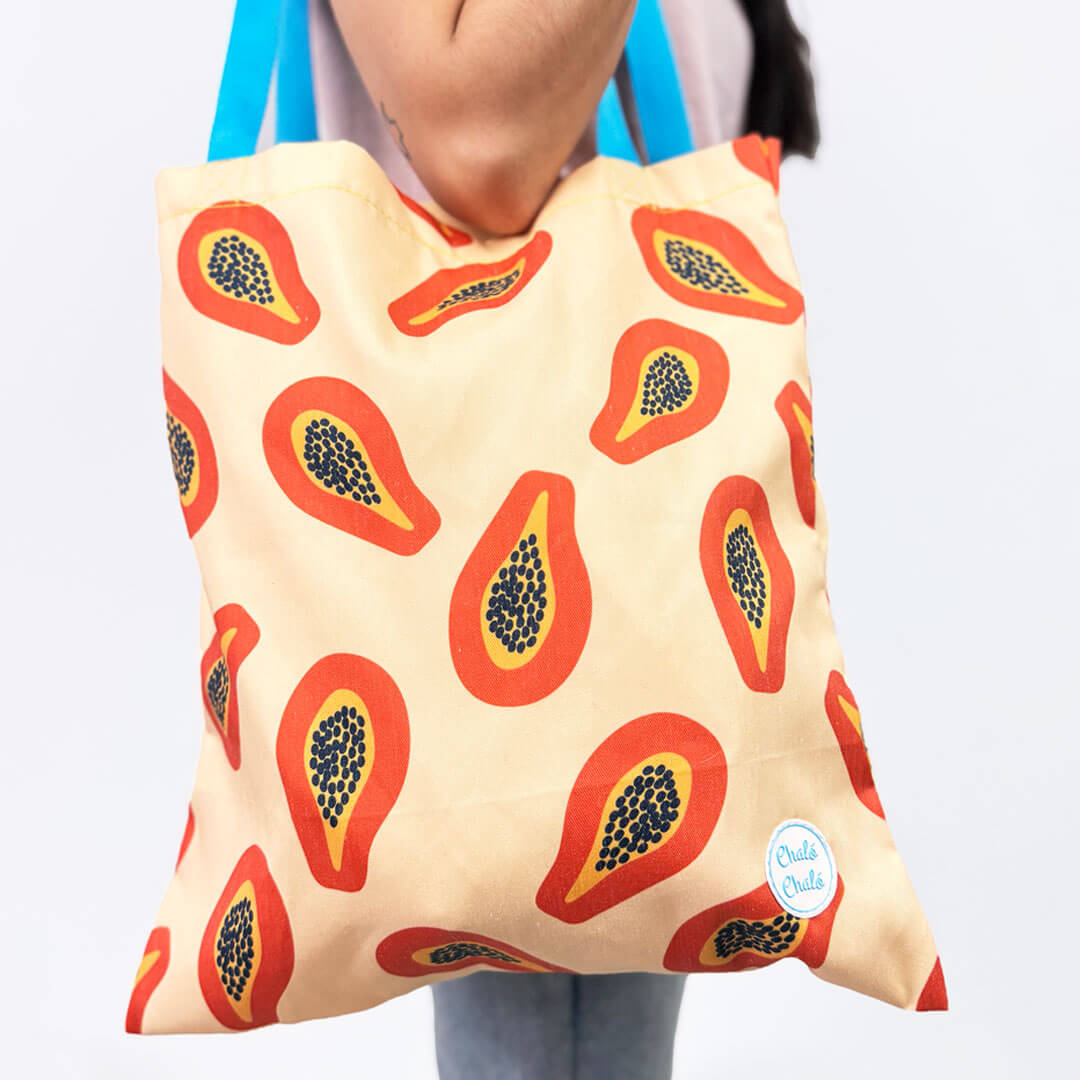 Tote Bag Estampada Papayas