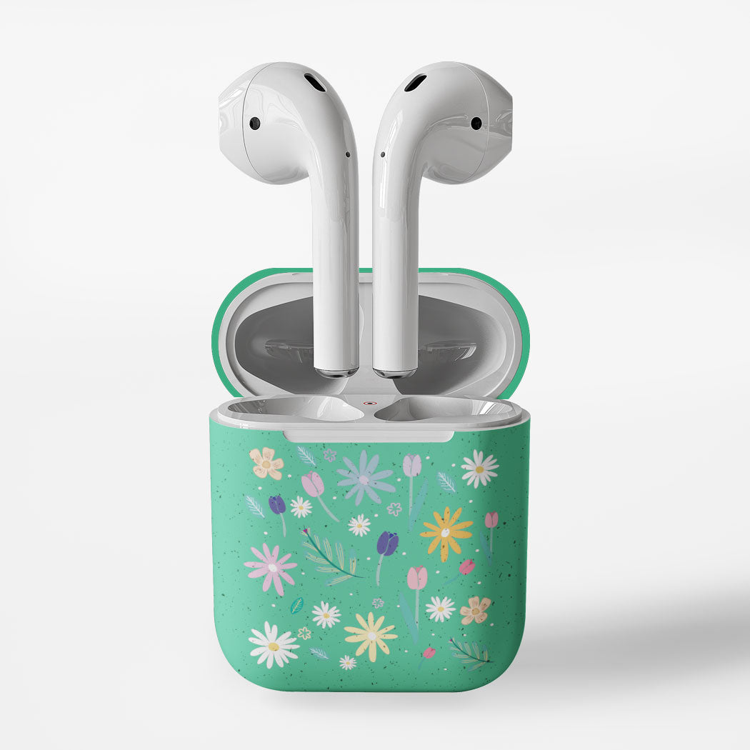 Forro Ecológico de Airpods Margaritas y Tulipanes