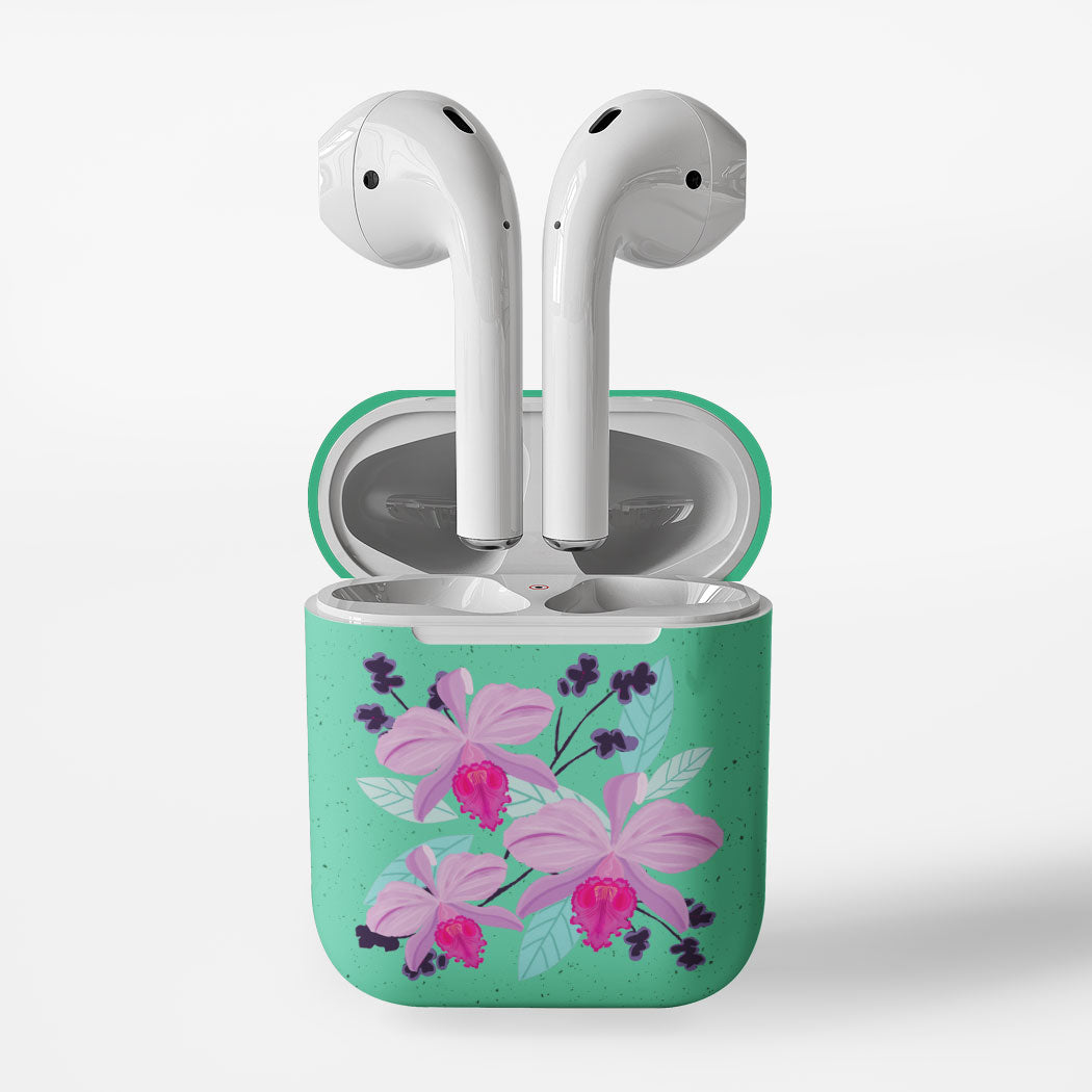 Forro Ecológico de Airpods Orquídeas - Chaló Chaló