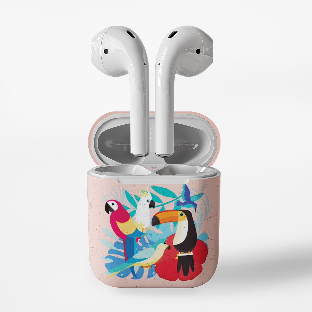 Forro Ecológico de Airpods Pájaros