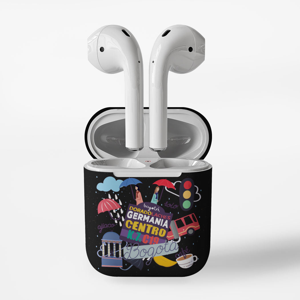 Forro Ecológico de Airpods Bogotá Insignia - Chaló Chaló