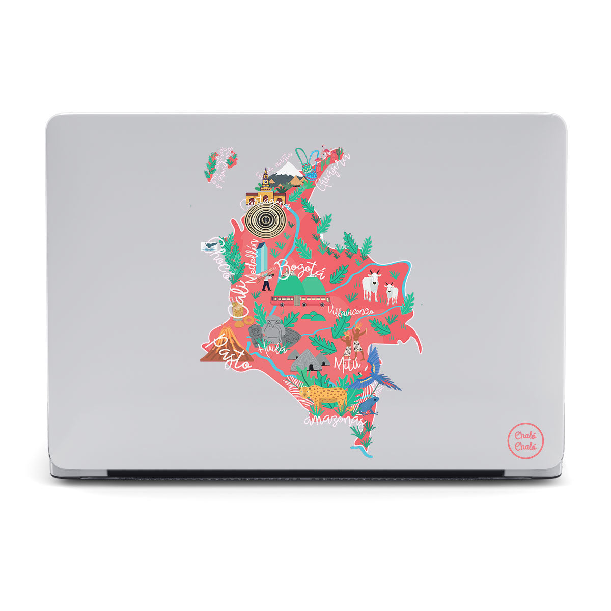 Hard Case para Macbook - Mapa de Colombia - Chaló Chaló