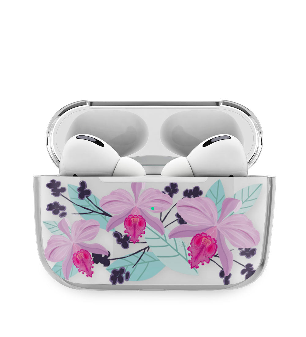 Forro de Orquídeas para Airpods Pro